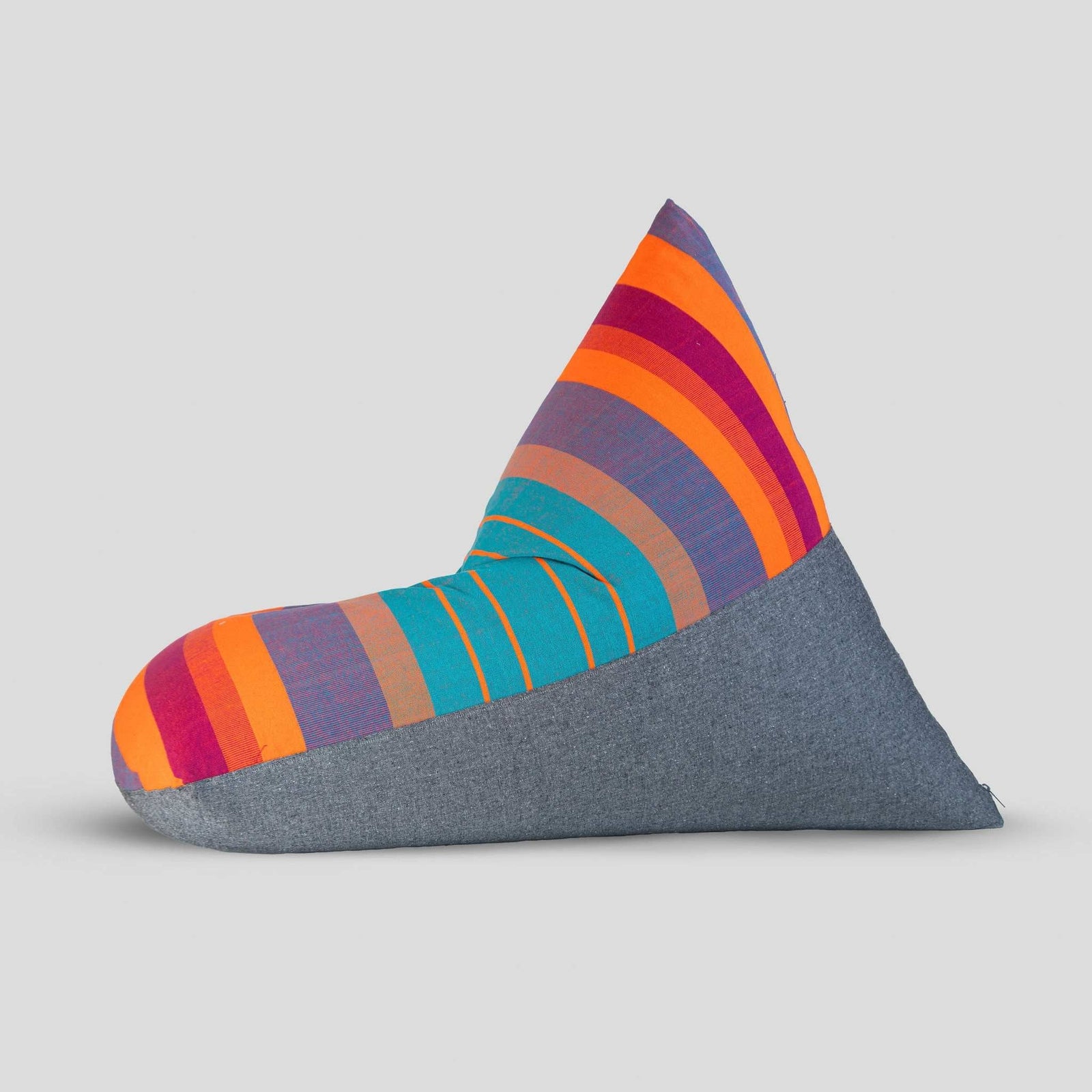 sustainable ethical handmade handloom slow-fashion Bean Bag Chairs Bean Bag Chair Cover (Without Filling) | Back to the Future made in sri lanka 