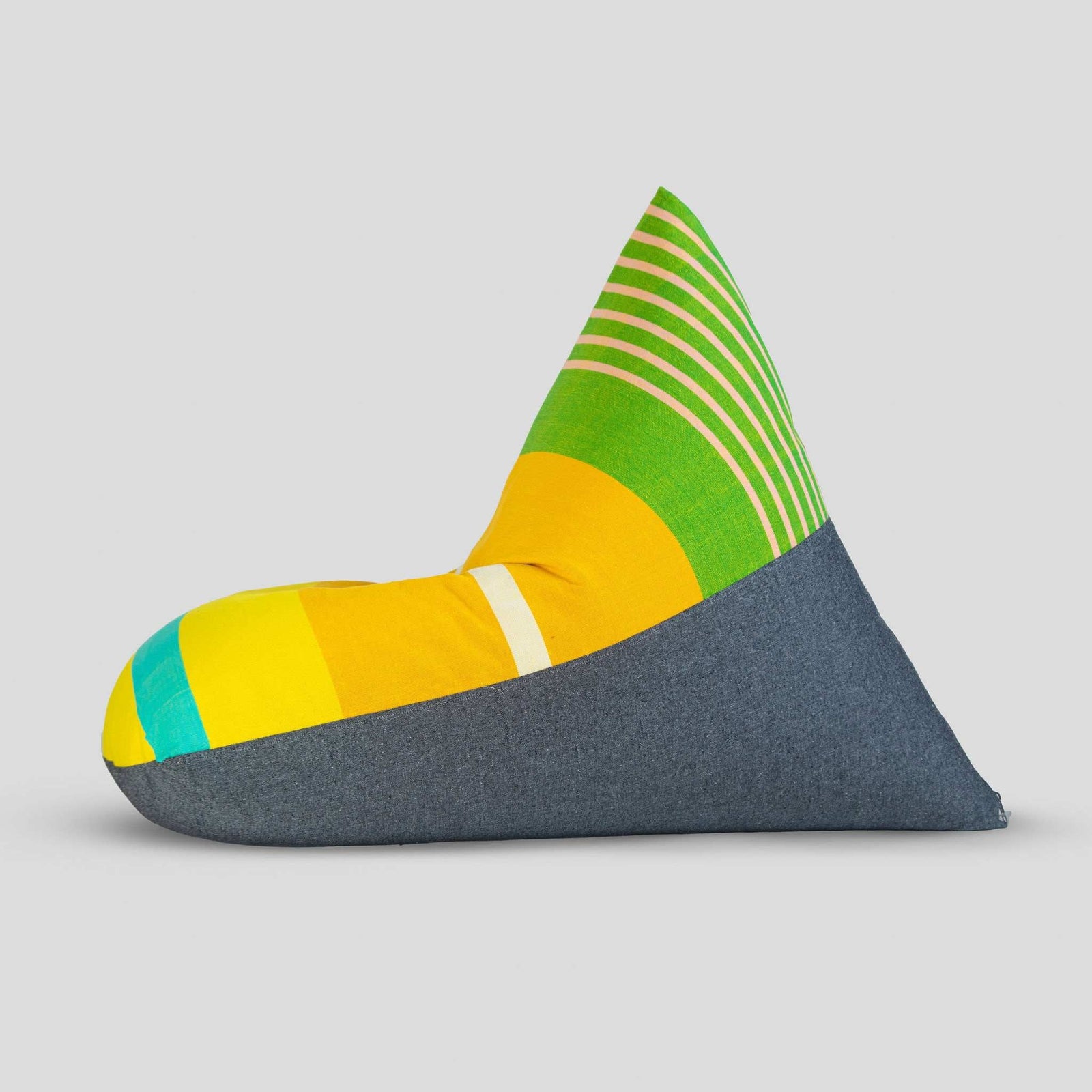 sustainable ethical handmade handloom slow-fashion Bean Bag Chairs Bean Bag Chair Cover (Without Filling)  | Calamansi made in sri lanka 