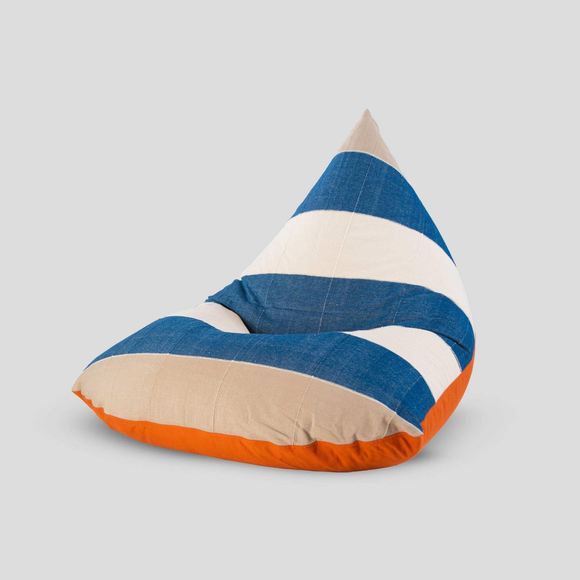 sustainable ethical handmade handloom slow-fashion Bean Bag Chairs Bean Bag Chair Cover (Without Filling) | Catamaran Mud made in sri lanka 