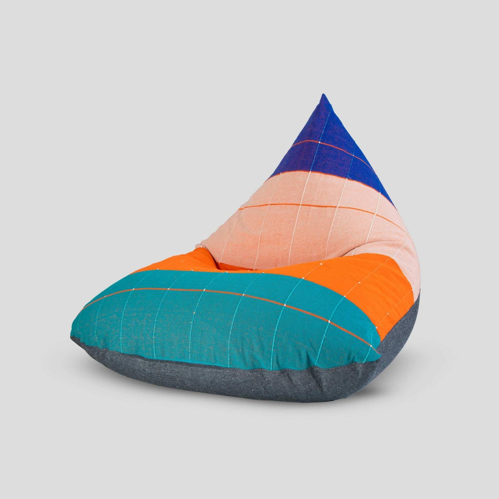 sustainable ethical handmade handloom slow-fashion Bean Bag Chairs Bean Bag Chair Cover (Without Filling) | Futurama made in sri lanka 