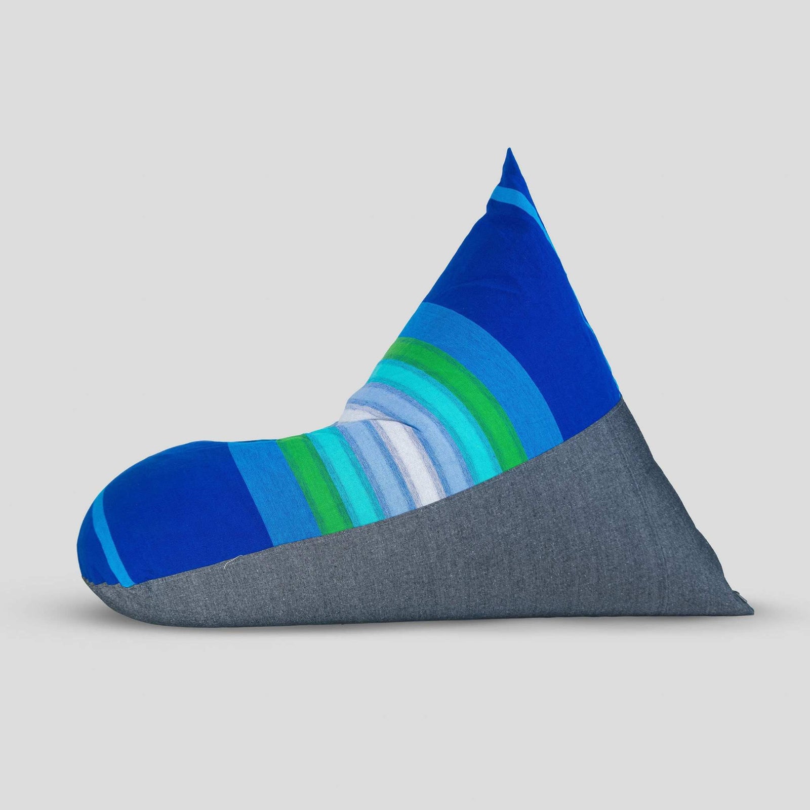 sustainable ethical handmade handloom slow-fashion Bean Bag Chairs Bean Bag Chair Cover (Without Filling) | Santorini made in sri lanka 