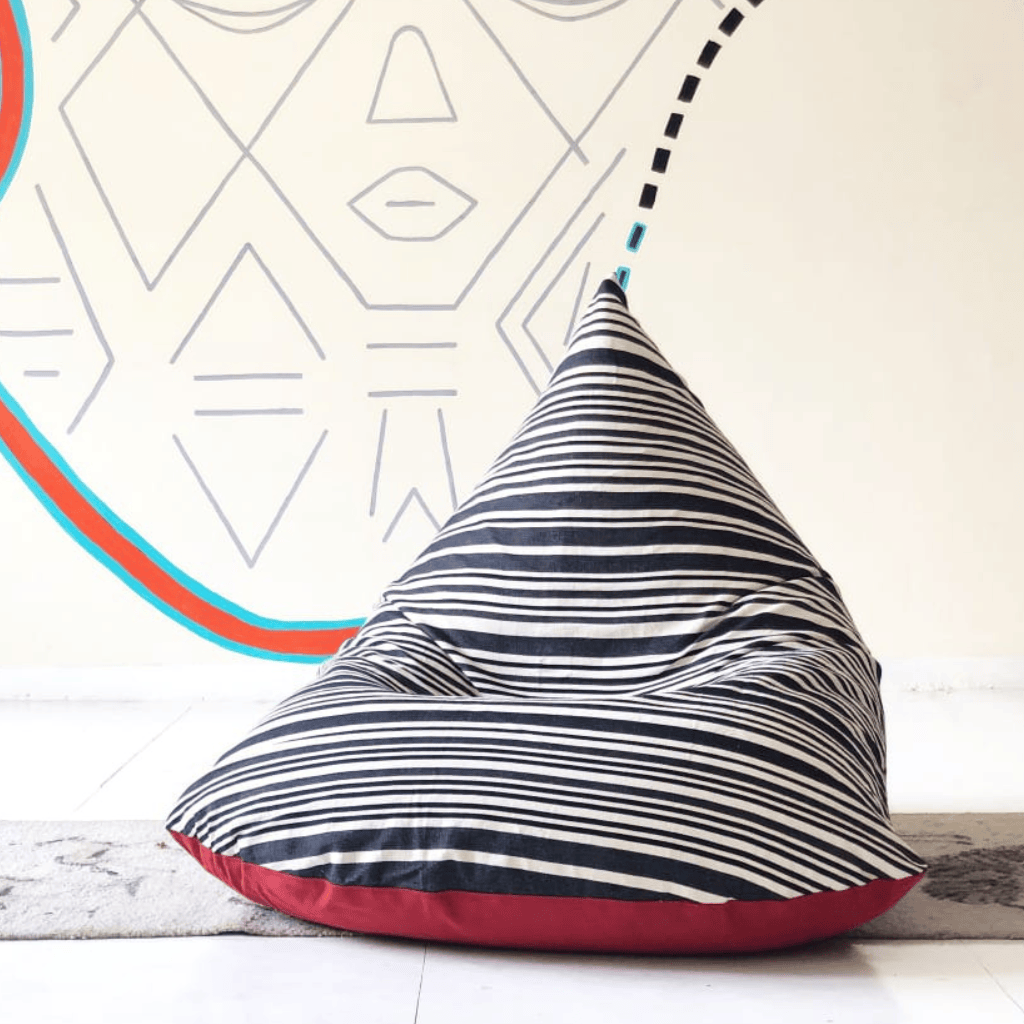 sustainable ethical handmade handloom slow-fashion Bean Bag Chairs Bean Bag Chair For Kids Teens & Adults | Handmade | No Filling | Roulette made in sri lanka 
