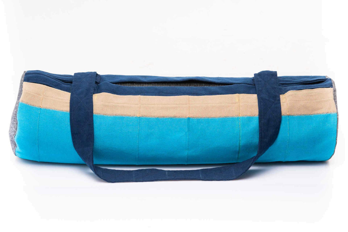 sustainable ethical handmade handloom slow-fashion Handwoven Natural Cotton Yoga Bag | Venice made in sri lanka 