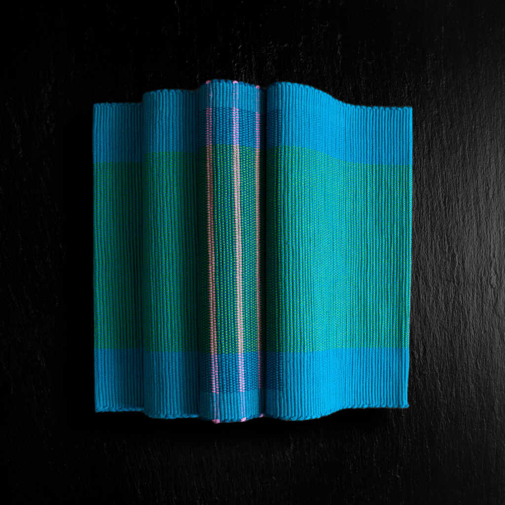 sustainable ethical handmade handloom slow-fashion Handwoven Table Runner - 100% Natural, Hand-Dyed Cotton | Antigua made in sri lanka 