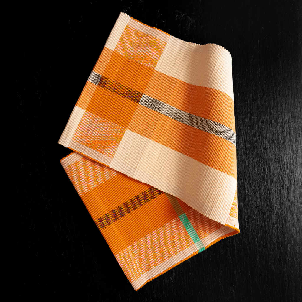 sustainable ethical handmade handloom slow-fashion Handwoven Table Runner - 100% Natural, Hand-Dyed Cotton | Epicurean made in sri lanka 