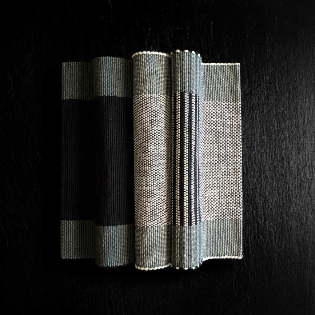 sustainable ethical handmade handloom slow-fashion Handwoven Table Runner - 100% Natural, Hand-Dyed Cotton | Kiwikiwi made in sri lanka 