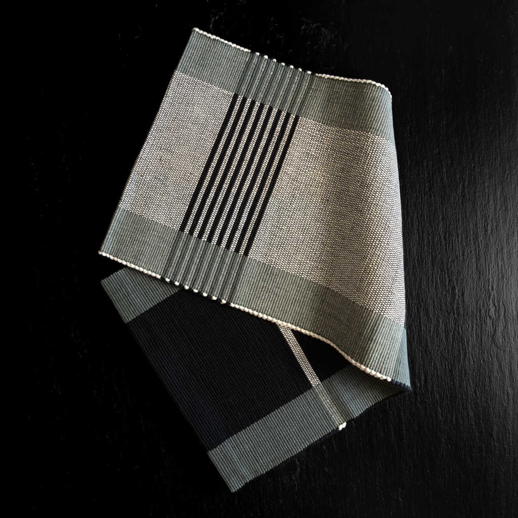 sustainable ethical handmade handloom slow-fashion Handwoven Table Runner - 100% Natural, Hand-Dyed Cotton | Kiwikiwi made in sri lanka 