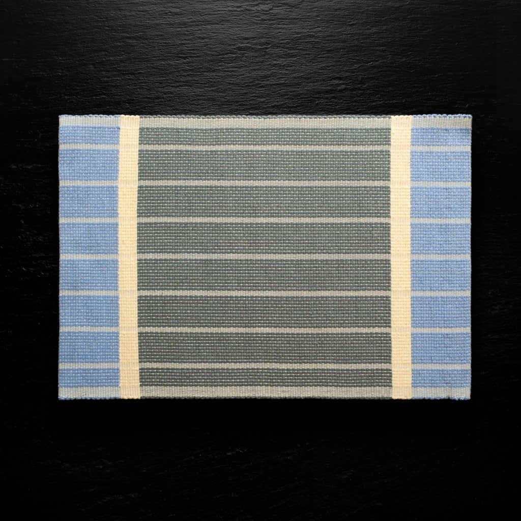 sustainable ethical handmade handloom slow-fashion Rectangular Handwoven Placemats - Natural Cotton | Lilac Wine made in sri lanka 
