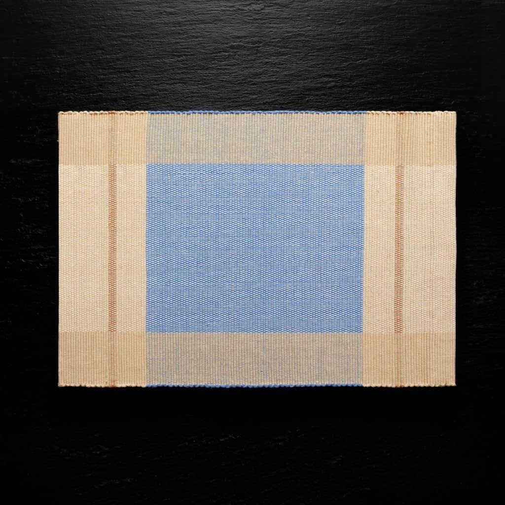 sustainable ethical handmade handloom slow-fashion Rectangular Handwoven Placemats - Natural Cotton | Provence made in sri lanka 