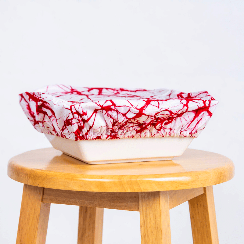 sustainable ethical handmade handloom slow-fashion Reusable, Washable Cotton Dish & Bowl Covers | Batik Prints made in sri lanka 