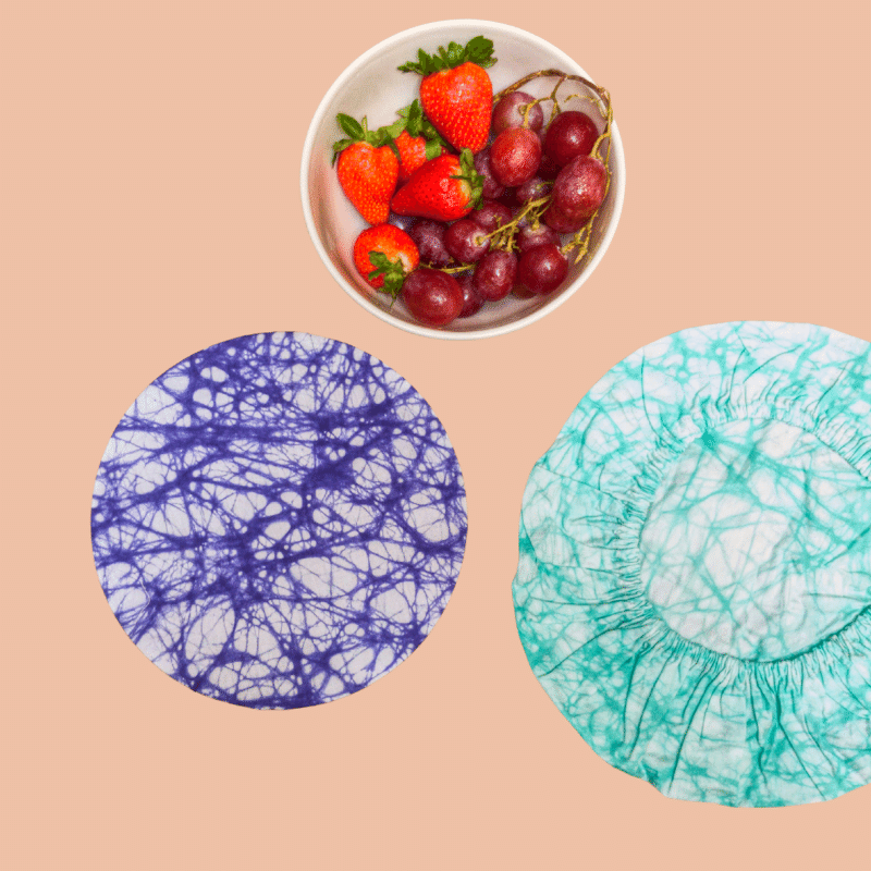 sustainable ethical handmade handloom slow-fashion Reusable, Washable Cotton Dish & Bowl Covers | Batik Prints made in sri lanka 