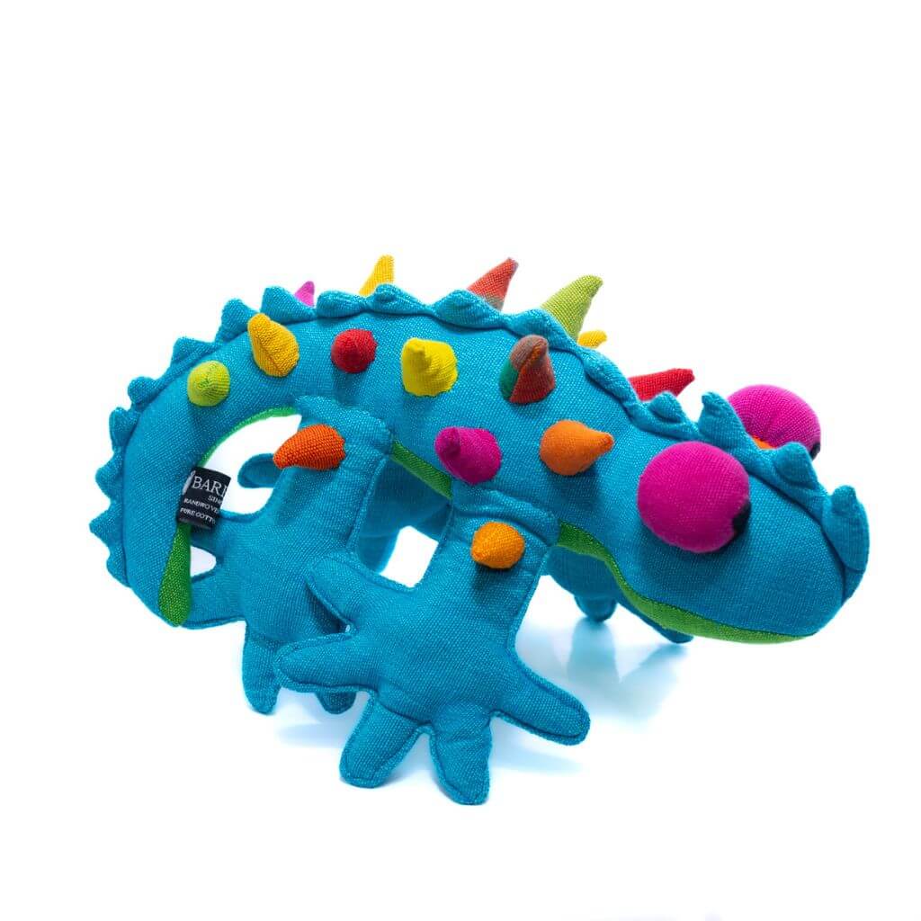 sustainable ethical handmade handloom slow-fashion Stuffed Animals Stuffed Animal Toys - Handmade Natural Cotton Fabric and Safety Tested | Thorny Devil made in sri lanka 