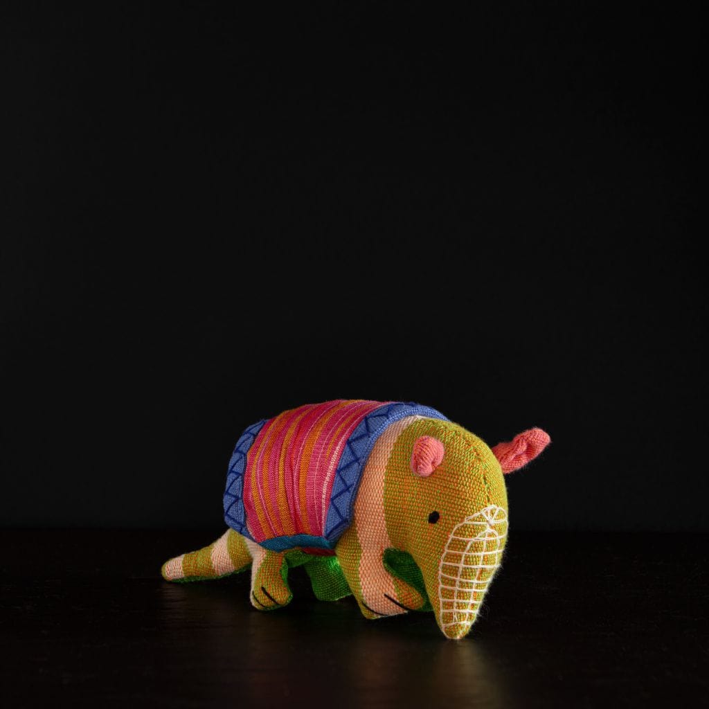 sustainable ethical handmade handloom slow-fashion Stuffed Toy Animals Stuffed Toy Animals: Handmade, Natural Cotton & Safety Tested | Armadillo made in sri lanka 