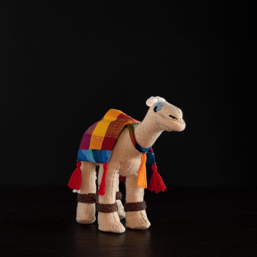 sustainable ethical handmade handloom slow-fashion Stuffed Animals Stuffed Toy Animals: Handmade, Natural Cotton &amp; Safety Tested | Camel made in sri lanka 