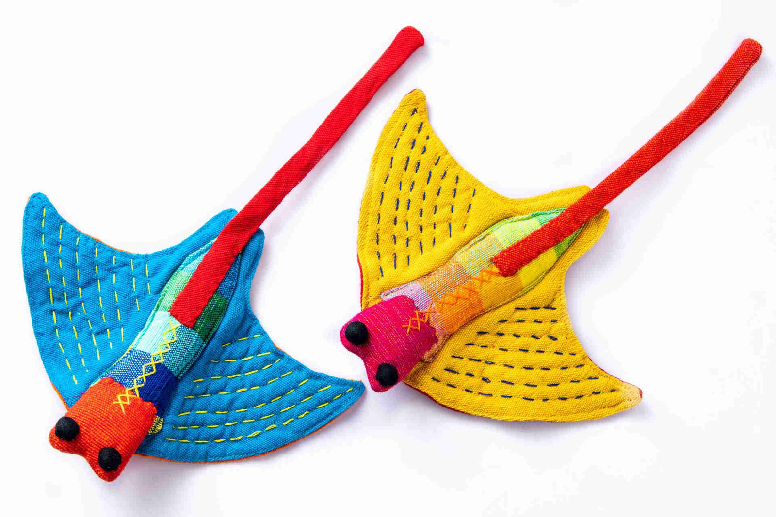 sustainable ethical handmade handloom slow-fashion Stuffed Animals Stuffed Animal Toys - Handmade Natural Cotton Fabric and Safety Tested | Manta Ray made in sri lanka 