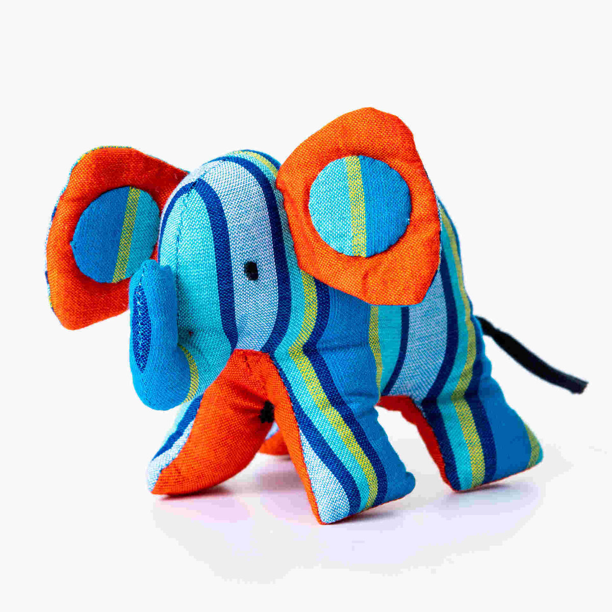 sustainable ethical handmade handloom slow-fashion Stuffed Toy Animals: Handmade, Natural Cotton &amp; Safety Tested | Sri Lankan Elephant made in sri lanka 