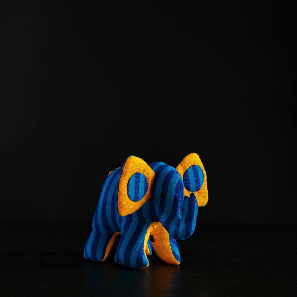 sustainable ethical handmade handloom slow-fashion Stuffed Animals Stuffed Toy Animals: Handmade, Natural Cotton & Safety Tested | Sri Lankan Elephant made in sri lanka 