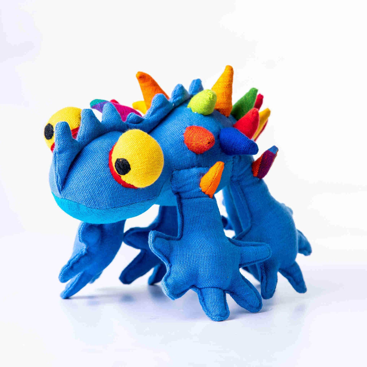 sustainable ethical handmade handloom slow-fashion Stuffed Toy Animals: Handmade, Natural Cotton &amp; Safety Tested | Thorny Devil made in sri lanka 