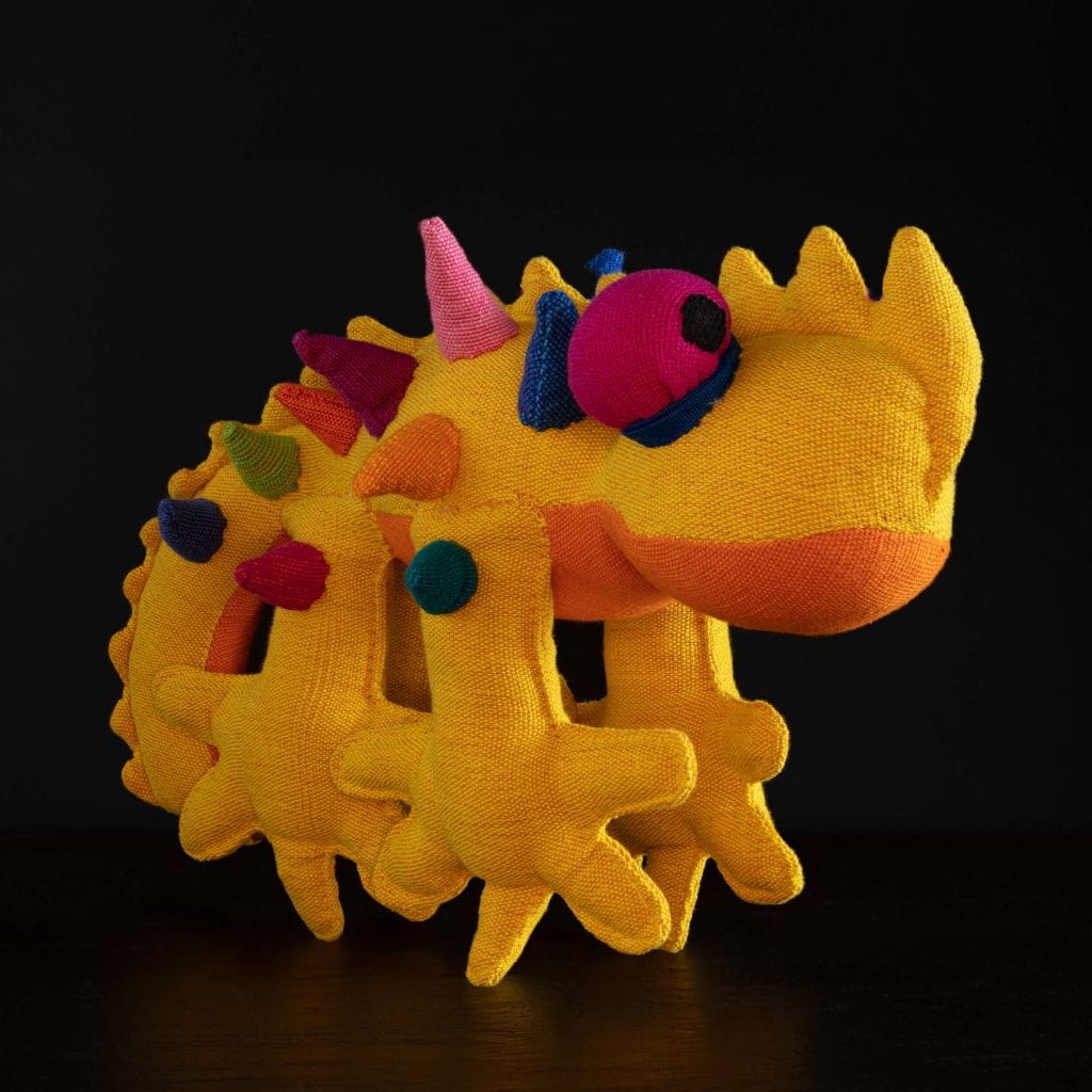 sustainable ethical handmade handloom slow-fashion Stuffed Animals Stuffed Toy Animals: Handmade, Natural Cotton &amp; Safety Tested | Thorny Devil made in sri lanka 