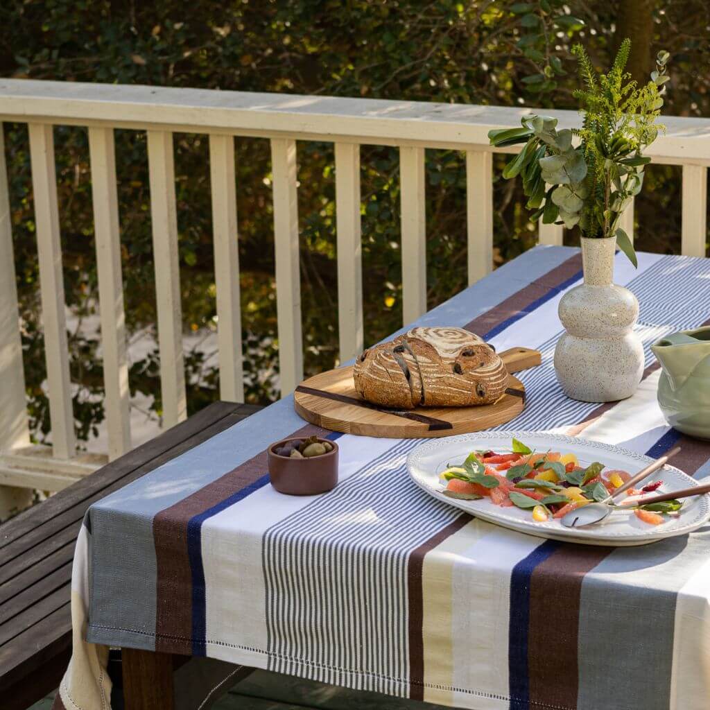 sustainable ethical handmade handloom slow-fashion Tablecloths Tablecloth  - Handwoven, Cotton | Date Palm made in sri lanka 